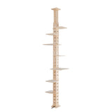 9' Adjustable Height Floor-to-Ceiling Cat Tree, Multi-Level Cat Vertical Cat Condo, Cat Climbing W2181P156876