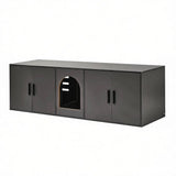 Wooden Cat Box Cabinet 71647699