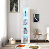Side cabinet with aluminum strip lamp, W33140089