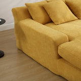 COOLMORE Chenille 2-seater lazy sofa With 5 back pillows,Comfy Sofa- Deep Seat Couch for Living W395P197934