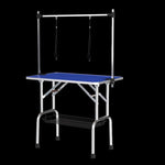 ZUN Large Size 46" Grooming Table for Pet Dog and Cat with Adjustable Arm and Clamps Large Heavy Duty W20601010