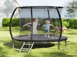8FT Trampoline with Safety Enclosure, 243.84cm Round Trampoline for Kids Adults 3, 880LBS Static 58851140