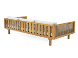 CLAREMONT 3 SEATER DAYBED WITH RATTAN ARMS N770P205570L