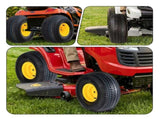 Set of 2 20x8.00-8 Lawn Mower Tires and Wheel Assembly, 4-Ply Tubeless Turf Tread Heavy Duty, 3.5" W1364P445940