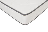 ZUN 6 in. Tight Top Pocket Spring Mattress in a Box, Full, Soft Foam Mattress for Bed Frames, White B011P204081