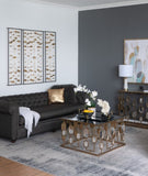 Set of 3 Metal Decorative Wall Art with Black Frame, Wall Decor for Living Room Bedrrom Entryway W2078130317