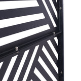 Outdoor & Indoor Privacy Metal Privacy 76" H48" W, Freestanding Decorative Privacy W465P193157
