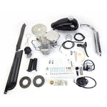 ZUN 80cc 2-Stroke High Power Engine Bike Motor Kit Silver White 04530415