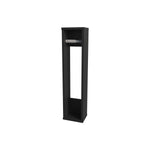 ZUN Supai Toilet Paper Holder in Melamine, Black B128P237159