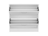 Shoe Rack, 2 Doors, White B097P369435