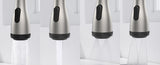 Kitchen Faucet with Pull Down Sprayer and 4 Spraying Modes Brushed Nickel Commercial 1 or 3 Hole T3177P289664