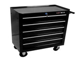 5 DRAWERS MULTIFUNCTIONAL TOOL CART WITH WHEELS-BLACK 54466904