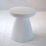 Decorative Garden End, 18.1" H Modern Heavy Duty Patio Sturdy Faux Terrazzo Accent Side W2734P194120