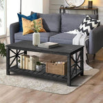 ZUN 52''W Handcrafted Coffee Table In Front Of The Sofa Or Loveseat For Living Room W1445P162745