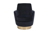 Velvet Swivel Barrel Chair, Swivel Accent Chairs Armchair for Living Room, Reading Chairs for W1361116870