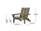 ZUMA FOLDABLE ADIRONDACK CHAIR 68319.00GRY