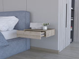 Vienna Floating Nightstand, Sleek Wall-Mounted Design with Spacious Drawer Storage B128P176113