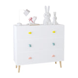 Kids 3 Drawer Dresser, Baby Nightstand for Bedroom, Storage Cabinet for Toddler Child for Living 81589726