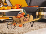 2 In 1 Wheelbarrow PlanterWooden Wagon Planter with 9 Magnetic Accessories for Garden Yard 69706823