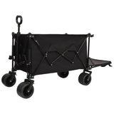 Foldable Wagon with Extended Tailgate, Extra Long Extender Wagon Cart,Beach Wagon Cart Heavy Duty W2932P289382