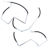 Set of 3 Power Steering Hose Fit for Chevy Trailblazer EXT GMC Envoy Buick Rainier CXL Saab 9-7x 96657890