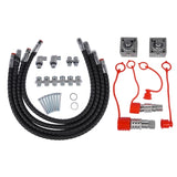 2 Three Way Diverter Valves w/ Quick Connects Replacement for 1-2 ton Chinese Mini Excavator 42561558