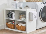 4 Cube Storage Organizer, White Texture 52624202