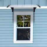 HT-100 x 80 Household Application Door & Window Rain Cover Eaves Canopy White & 87203302