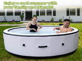 Large tub for 4 to 6 People, Portable Outdoor spa with 150 airjets and 1 Thermal Cover Massage 56228353