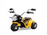 Yellow 6V Kids Electric Motorcycle 3-Wheels Motorbike Ride-On Dirt Bike with Realistic Sounds for 88864250