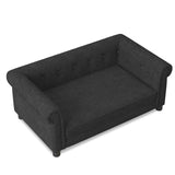 Elegant rectangular pet bed for small and medium-sized dogs, durable elevated dog sofa bed, W487P272441
