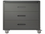 Heavy-Duty Metal Storage Cabinet with Wheels - 3 Drawer Tool Cabinet for Garage, Office, and Home T2398P242683