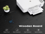 3-Drawer File Cabinet with Wheels, Rolling Wood Printer Stand with Open Storage Shelves 84755867
