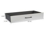 White chest of particle board with triamcinol coating 134*40*67cm double row 3 layers 6 28763926