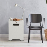 41*41*53.5cm Square Imitation Marble Color Gas Storage Garden Iron Side Table 34899564