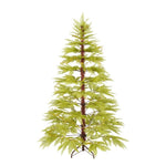 ZUN 6ft Artificial Christmas with 300 LED Lights and 600 Branch Tips, Imitation Cypress Leaf Xmas N710P181792F