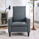 ZUN Recliner Chairs for Adults, Adjustable Recliner Sofa with Mobile Phone Holder & Cup Holder, Modern W680131614