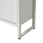 ZUN Slim Shoe Cabinet with 2 Flip Drawers &1 Drawer, Narrow Wall Hidden Shoe Cabinet, Freestanding Shoe W2948P245235