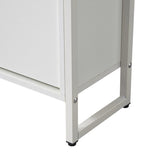 ZUN Slim Shoe Cabinet with 2 Flip Drawers &1 Drawer, Narrow Wall Hidden Shoe Cabinet, Freestanding Shoe W2948P245235