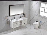 72 x6 Inch LED Bathroom Mirror with Aluminum Frame, Wall Mounted Vanity Mirror, Anti-Fog, Memory, W2287P358704