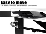 Step Stool Foldable, Step Ladder 4 Step Folding, RV Steps with Height Adjustable Handrail and Non 10731559