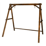 188*135*170cm 600lbs Fir Suitable For 4ft Swing Chair Wood Swing Frame Carbonized Color 77087585