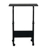 Removable P2 15MM Chipboard & Steel Side Table with Baffle Black 06319375