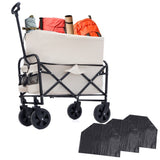 ZUN Multi-use Bag,Collapsible Foldable Wagon Cart Beach Wagon Heavy Duty Utility Cart Utility Wagon 37641636