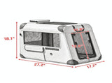 Up to 44 LBS Collapsible Pet Carrier for Small Medium Cats Dogs, Travel Carrier with Removable Mat 37923966
