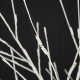 Set of Lighted Birch Tree, 4FT 48 LED/5FT 72 LED/6FT 96 LED Artificial Tree with Warm White Lights, 97359172