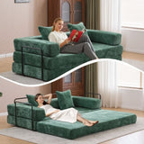 Floor,Compression Sofa,Convertible Floor Sofa Bed-with Pillow Back Support Armrest,Comfy Futon 70336763