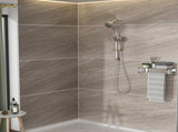Multi Function Dual Shower Head - Shower System with 4.7" Rain Showerhead, 8-Function Hand Shower, W124362277