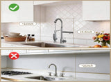 Commercial Single Handle Kitchen Sink Faucet Brushed Nickel Pull Down Sprayer Design T5879P505859