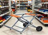 350 lbs Portable Table Saw Stand, Rolling Foldable Heavy Duty Construction with 8 Inch Rubber 65428026